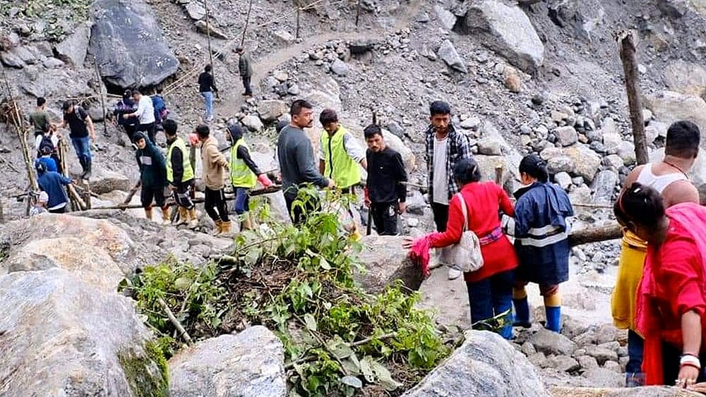 Sikkim landslide - | Photo: PTI/File